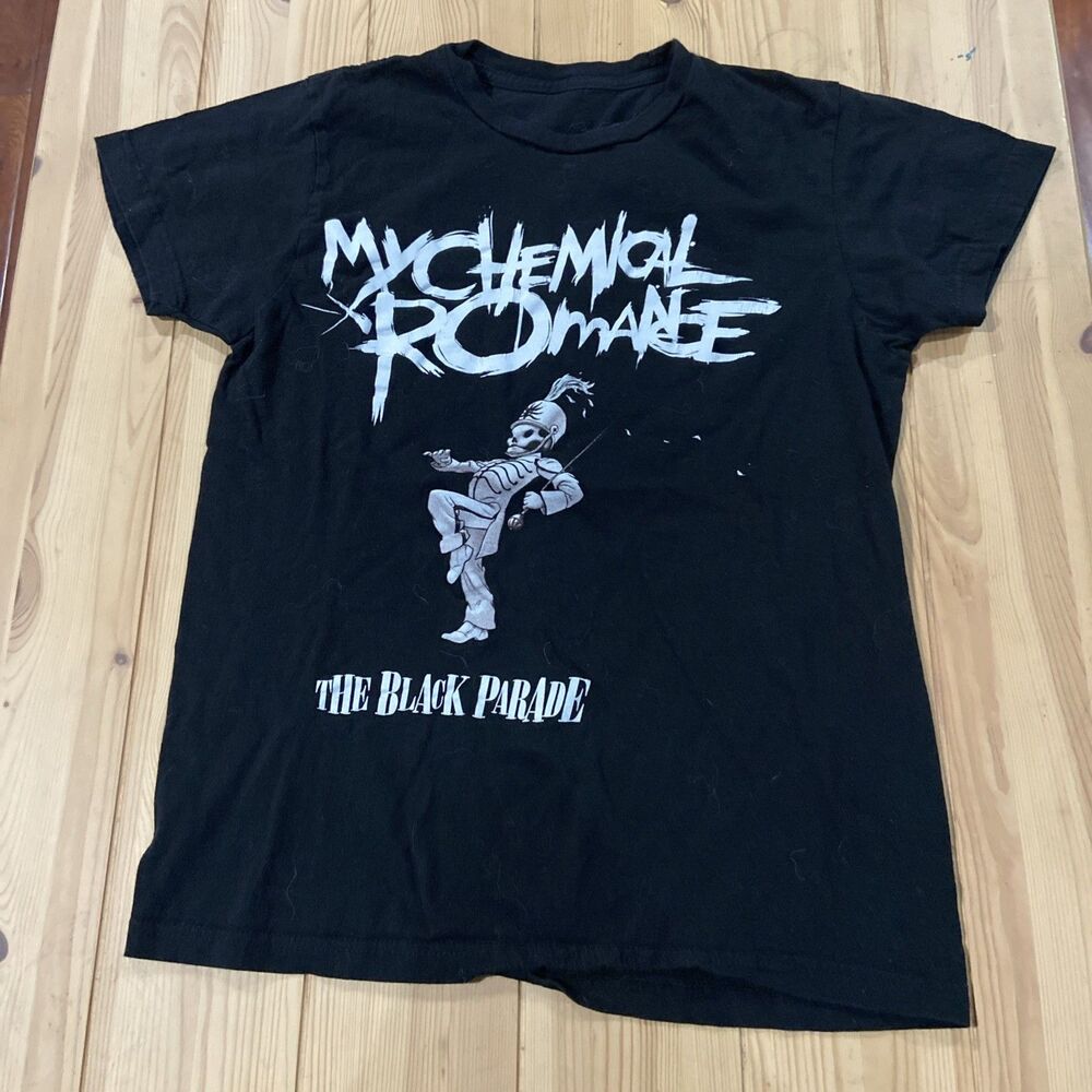 Vintage My Chemical Romance Shirt Womens Small S Black The Black Parade Art